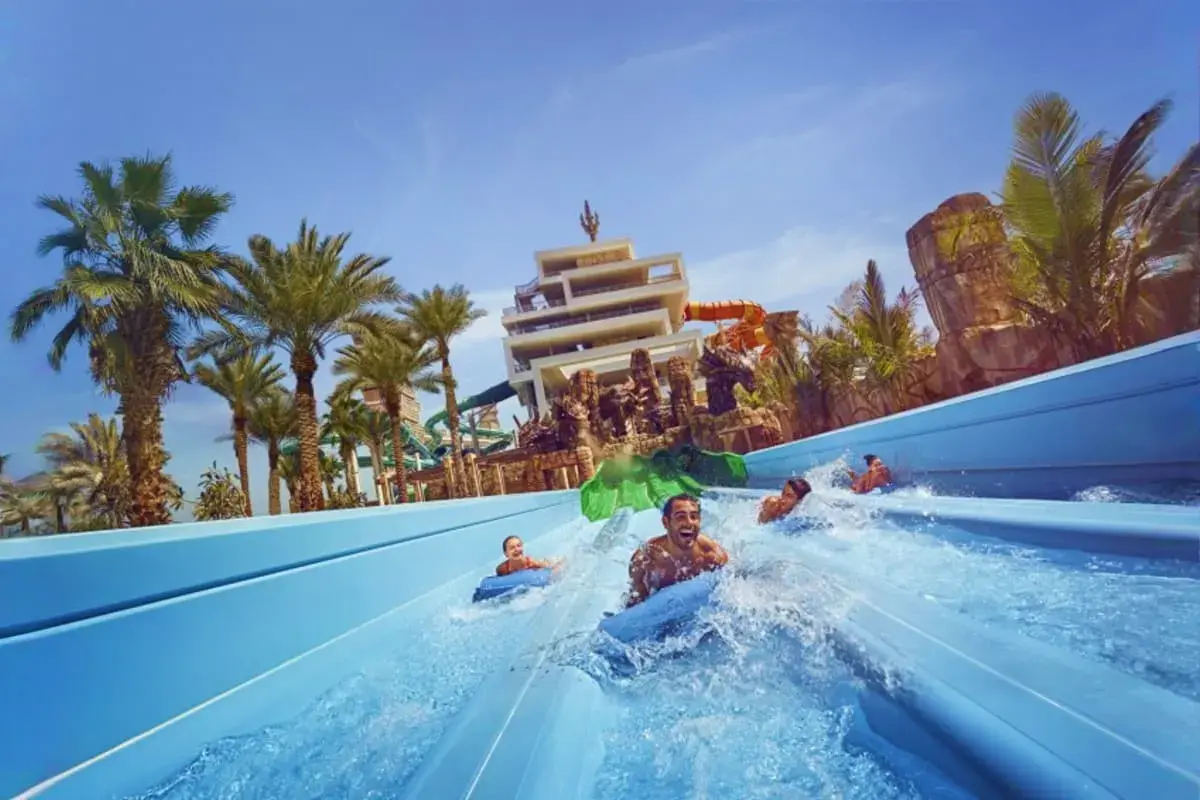Water slide at Atlantis Aquaventure Dubai