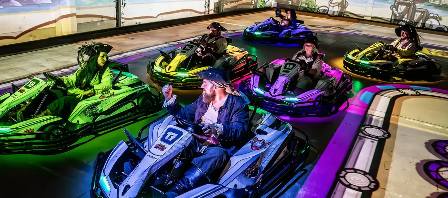 BattleKart style indoor karting and gaming in Dubai
