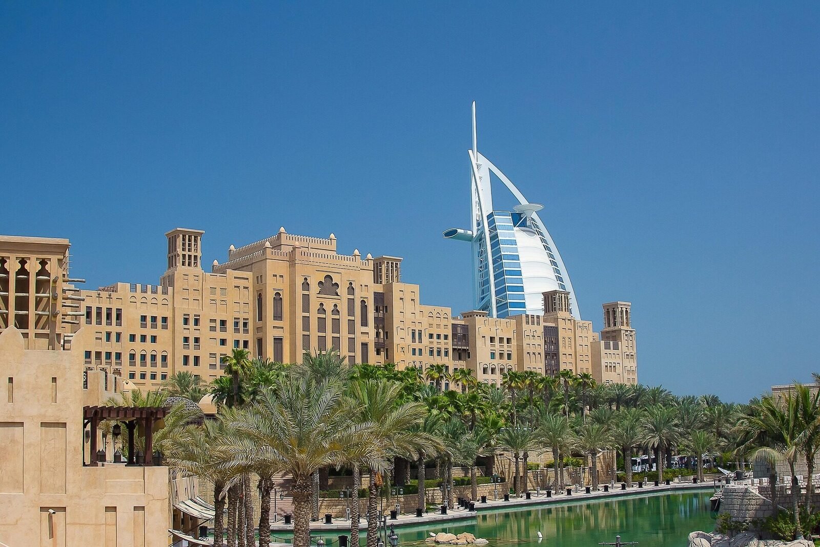 Burj Al Arab viewed from Madinat Jumeirah