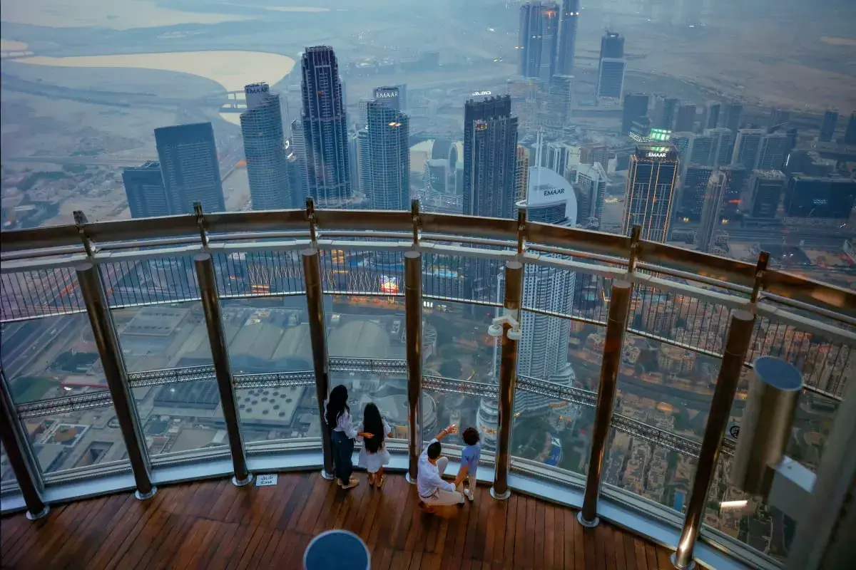 Premium Dubai skyline view from Burj Khalifa