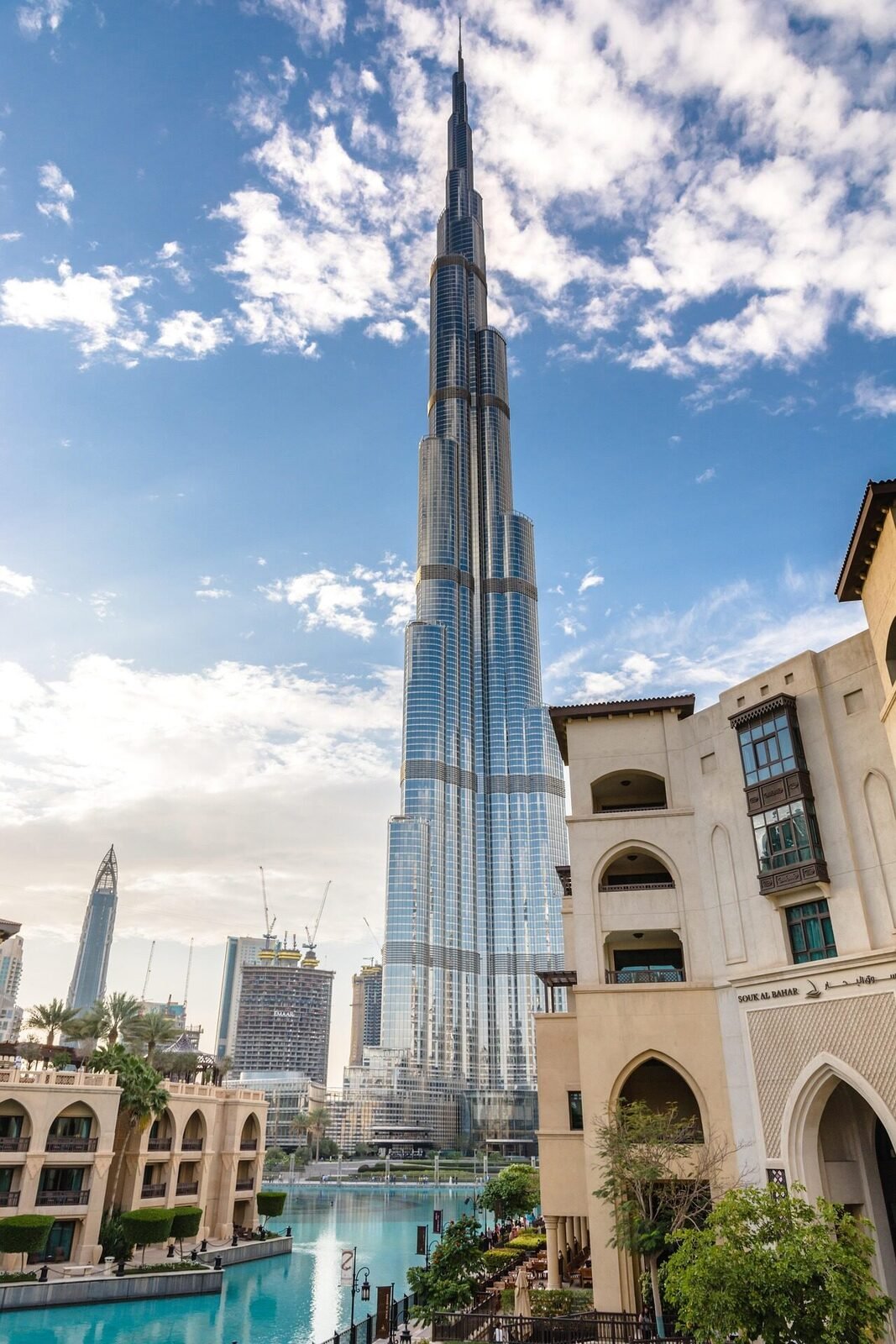 Burj Khalifa viewed from Souk Al Bahar