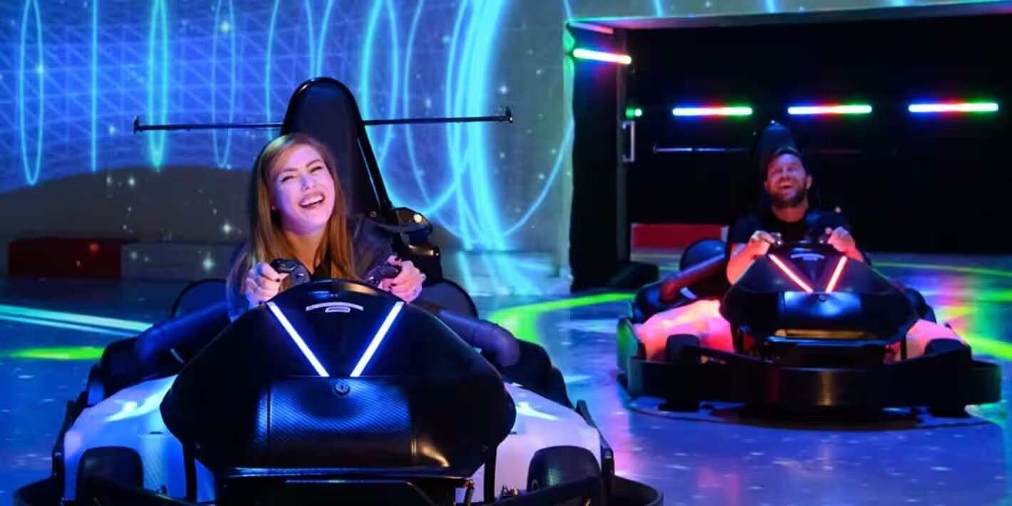 Indoor karting entertainment in Dubai