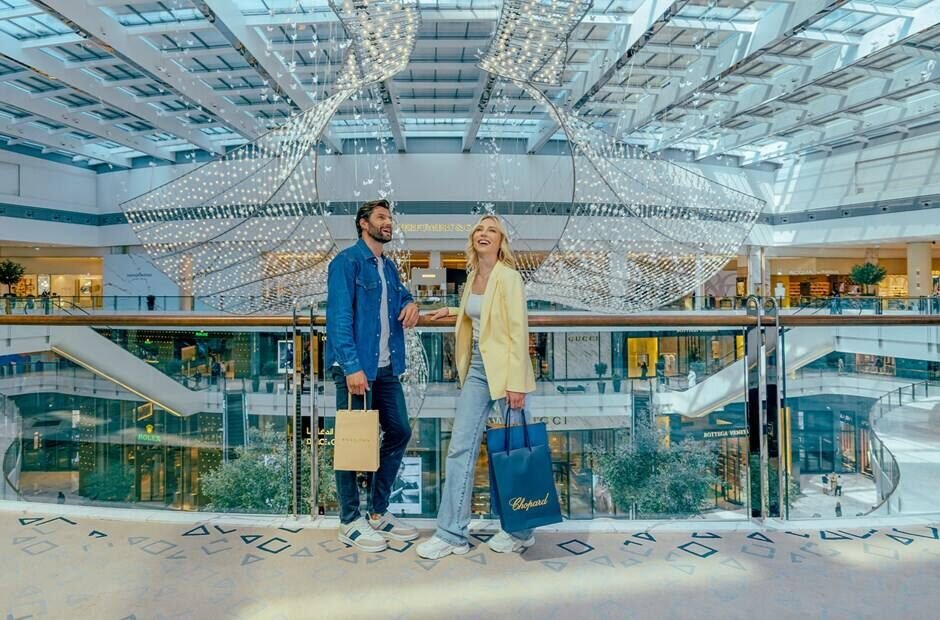 Shopping inside Dubai Mall
