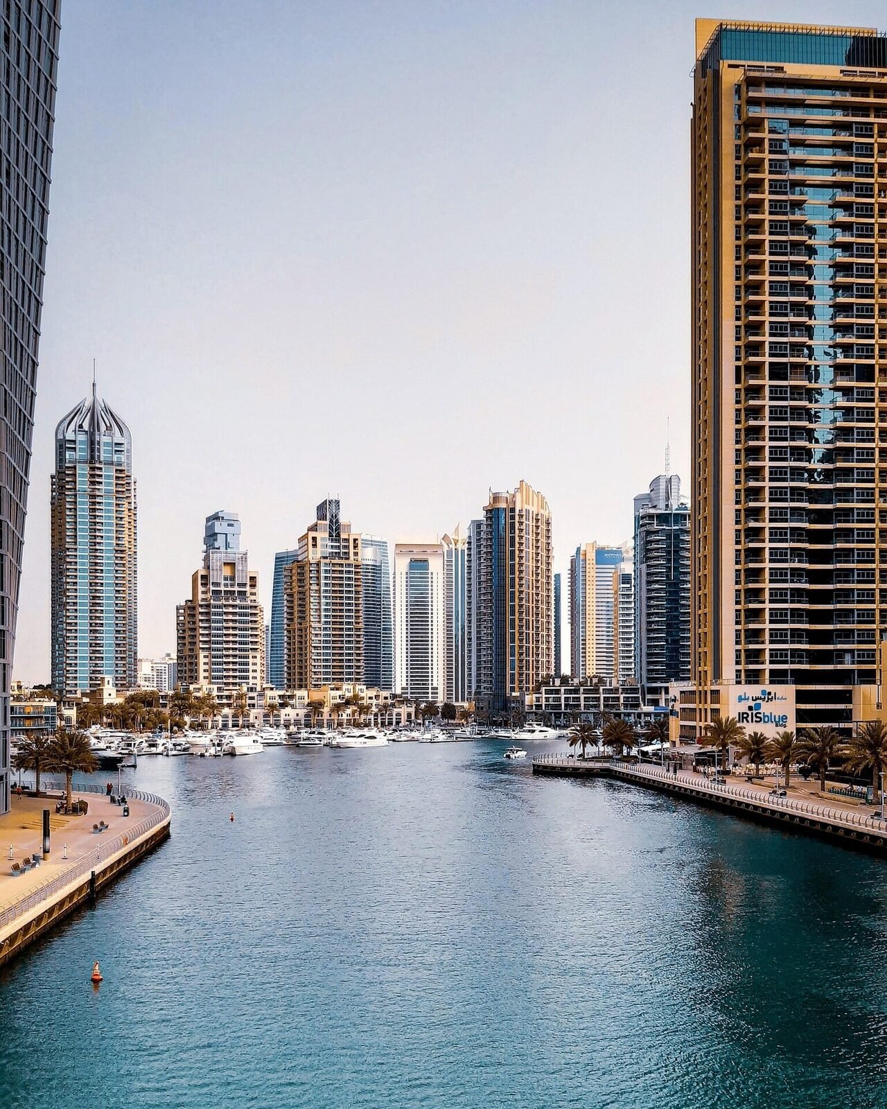 Dubai Marina hotels and waterfront