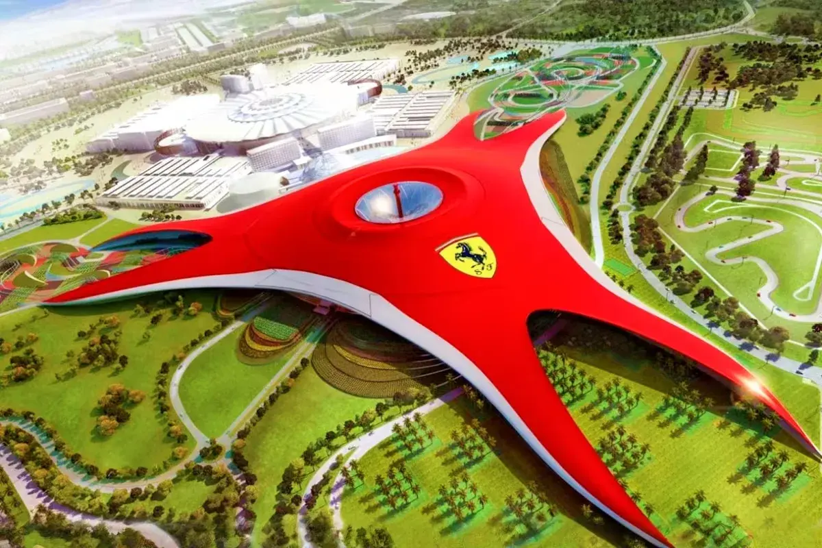 Ferrari World Abu Dhabi on Yas Island
