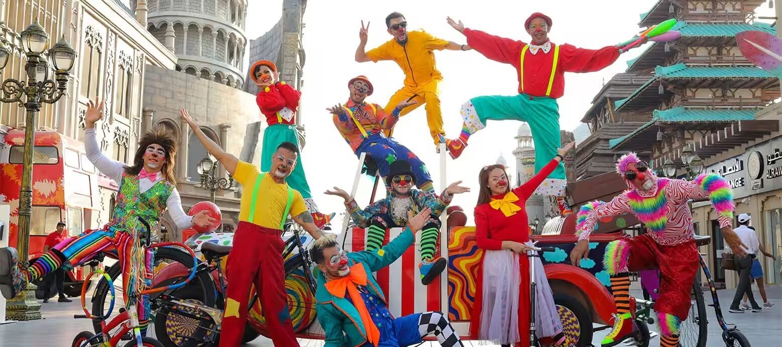 Cultural performance at Global Village Dubai
