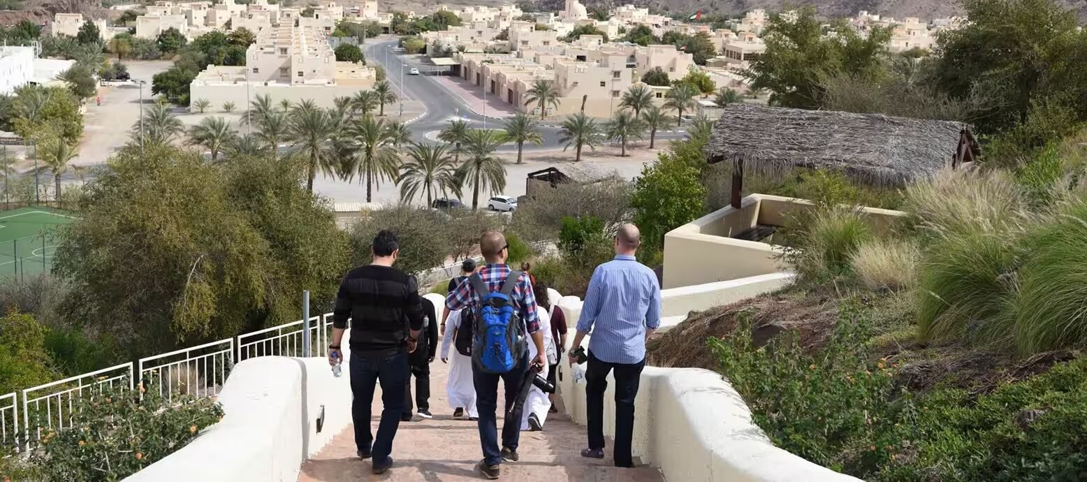 Hatta Hill Park and mountain village scenery