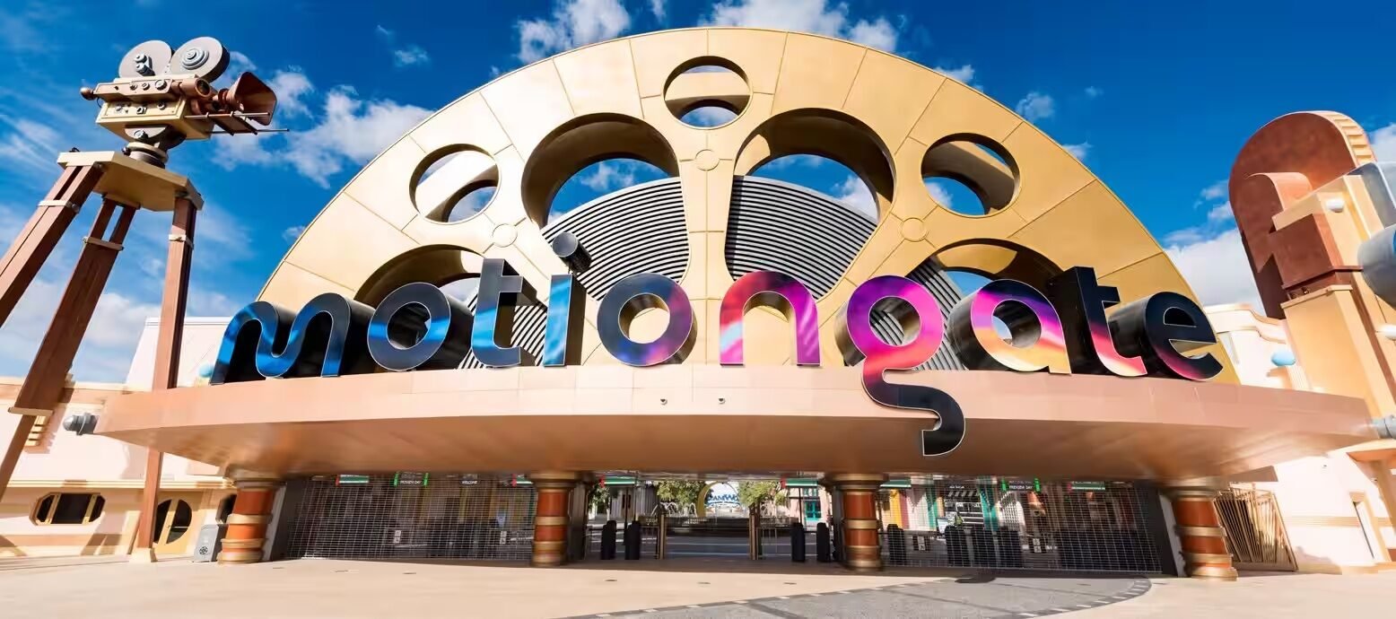 Motiongate Dubai theme park entrance