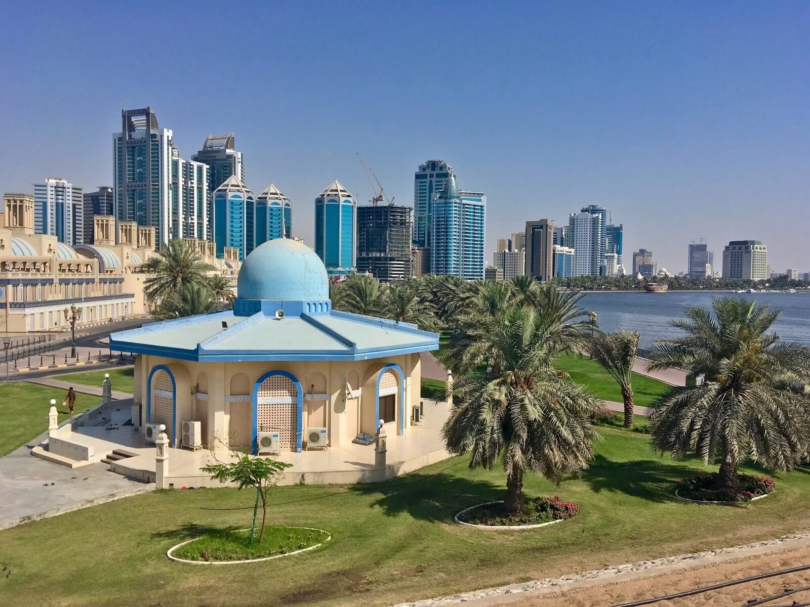Sharjah waterfront and skyline