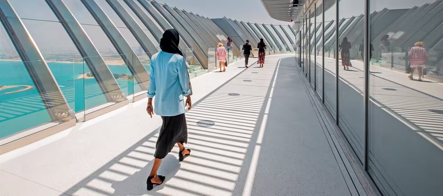 Observation walkway at The View at The Palm